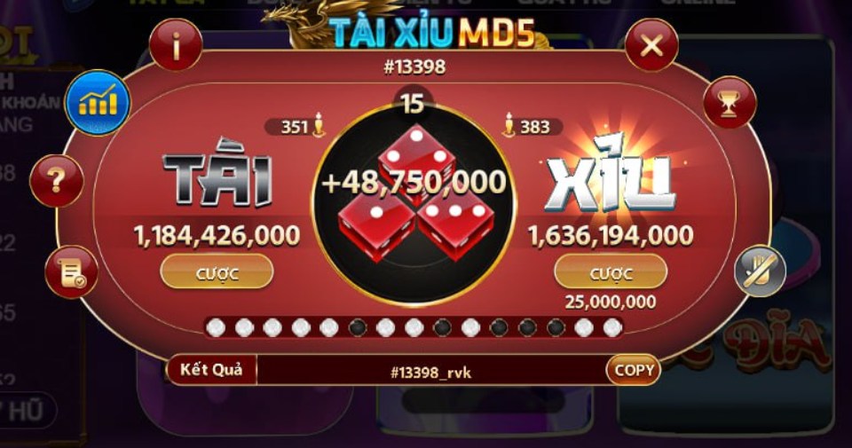 Tài xỉu nổ hũ đòi hỏi chiến lược và kỷ luật